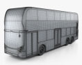 Alexander Dennis Enviro500 Autobús de dos pisos 2016 Modelo 3D wire render