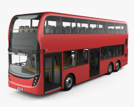 Alexander Dennis Enviro 500 Doppeldeckerbus mit Innenraum 2016 3D-Modell