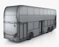 Alexander Dennis Enviro 500 2층 버스 인테리어 가 있는 2016 3D 모델  wire render