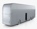Alexander Dennis Enviro 500 Doppeldeckerbus mit Innenraum 2016 3D-Modell clay render