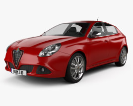 3D model of Alfa Romeo Giulietta 2012