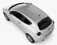 Alfa Romeo MiTo 2012 3d model top view