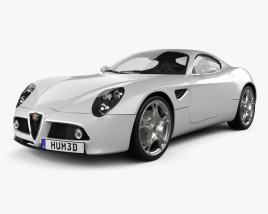 3D model of Alfa Romeo 8C Competizione 2011