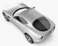 Alfa Romeo 8C Competizione 2011 Modello 3D vista dall'alto