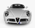 Alfa Romeo 8C Competizione 2011 3D模型 正面图