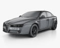Alfa Romeo 159 세단 2012 3D 모델  wire render
