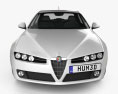 Alfa Romeo 159 Berlina 2009 Modello 3D vista frontale