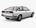 Alfa Romeo Sprint 1976 3D-Modell Rückansicht