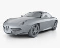 Alfa Romeo Disco Volante Touring 2016 3D модель clay render