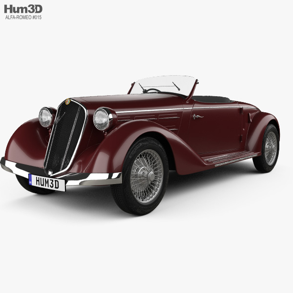Alfa Romeo 6C 2300 S Touring Pescara Spider 1935 3D model