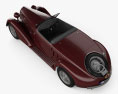 Alfa Romeo 6C 2300 S Touring Pescara Spider 1935 3D-Modell Draufsicht