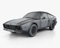 Alfa Romeo GT 1300 Junior Zagato 1972 3D模型 wire render