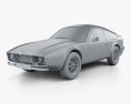 Alfa Romeo GT 1300 Junior Zagato 1972 3d model clay render