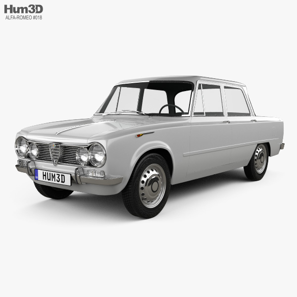 Alfa Romeo Giulia (105) 1962 3D model