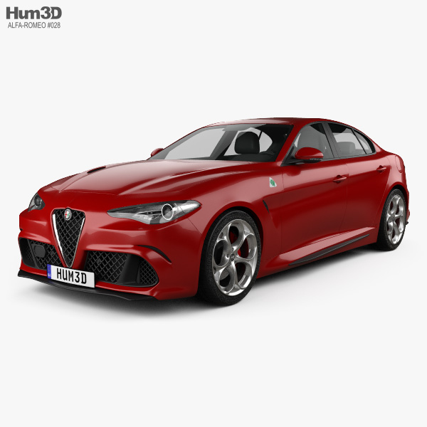 Alfa Romeo Giulia Quadrifoglio 2019 3D model