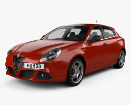 Alfa Romeo Giulietta Quadrifoglio Verde 2017 3D model
