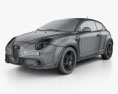 Alfa Romeo MiTo Quadrifoglio Verde 2017 3D 모델  wire render