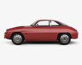 Alfa Romeo Giulietta 1960 3D 모델  side view