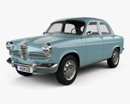 Alfa Romeo Giulietta Berlina 1955 3D model