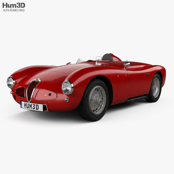 Alfa Romeo 6C 3000 PR Disco Volante 1953 3D model