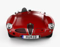 Alfa Romeo 6C 3000 PR Disco Volante 1953 3D 모델  front view