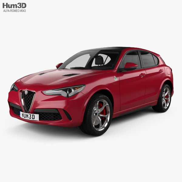 Alfa Romeo Stelvio Quadrifoglio 2021 3D model