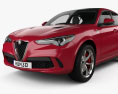 Alfa Romeo Stelvio Quadrifoglio 2021 3D 모델 