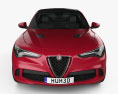 Alfa Romeo Stelvio Quadrifoglio 2021 Modello 3D vista frontale