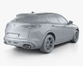 Alfa Romeo Stelvio Quadrifoglio 2021 3D 모델 