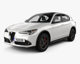 Alfa Romeo Stelvio Q4 2020 3D 모델 