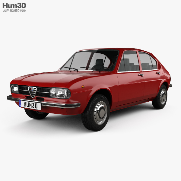 Alfa Romeo Alfasud 1972 3D模型