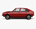 Alfa Romeo Alfasud 1972 3d model side view
