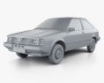 Alfa Romeo Arna L 1983 3d model clay render