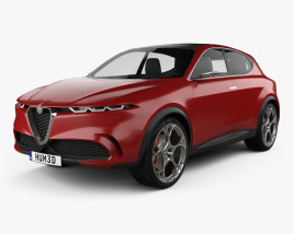 Alfa Romeo Tonale concept 2020 3D 모델 