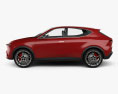 Alfa Romeo Tonale concept 2020 3d model side view