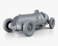Alfa Romeo Tipo C 1936 Modèle 3d clay render