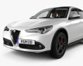 Alfa Romeo Stelvio Q4 인테리어 가 있는 2020 3D 모델 