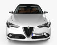 Alfa Romeo Stelvio Q4 인테리어 가 있는 2020 3D 모델  front view