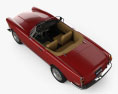 Alfa Romeo 2600 spider touring with HQ interior 1962 3d model top view