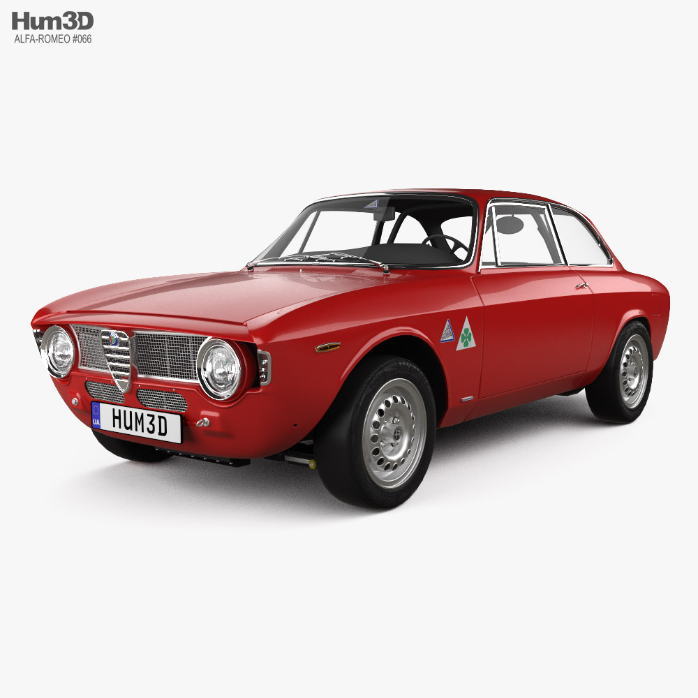 Alfa Romeo Giulia Sprint GTA 1600 1965 3D model
