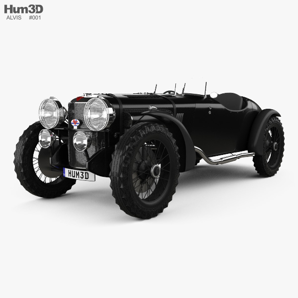 Alvis Speed 20 SB Sport 1934 3Dモデル