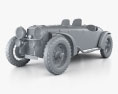 Alvis Speed 20 SB Sport 1934 3Dモデル clay render