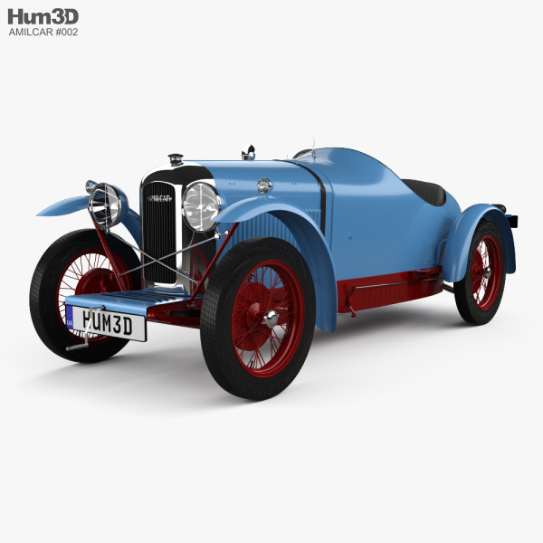 Amilcar CGSS 1927 3Dモデル