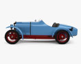 Amilcar CGSS 1927 3d model side view