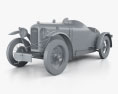 Amilcar CGSS 1927 3d model clay render