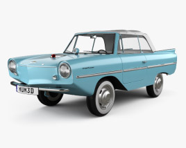 Amphicar 770 convertible 1961 3D model