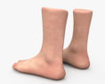 Male Foot 3d model