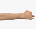 Male Hands Fist Modello 3D