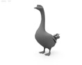 Chinese Goose Low Poly 3d model