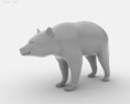 American Black Bear Low Poly 3d model